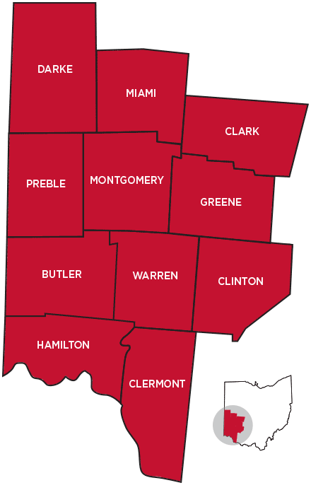 CCP Contacts by County
