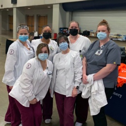 Sinclair College Nursing Students and Faculty Volunteer Over 1,100 Hours at COVID-19 Vaccine Clinics