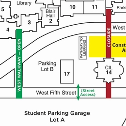 Building 14 Walkways to Close May 27