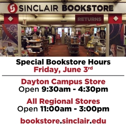 Special Bookstore Hours On Friday June 3