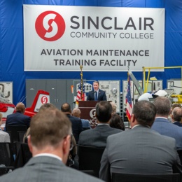 Sinclair Community College Unveils New State-of-the-Art Aviation Maintenance Training Facility