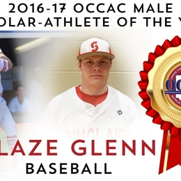 Baseball Player Named OCCAC Male Scholar-Athlete of the Year