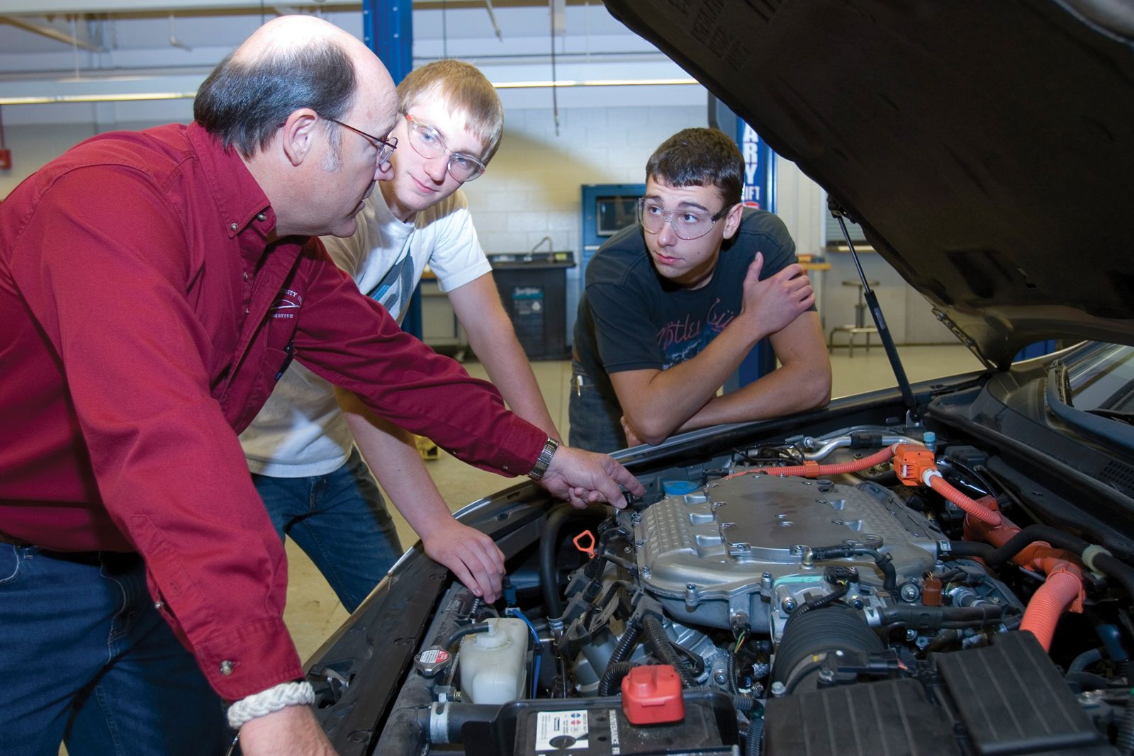 Image of Automotive Students