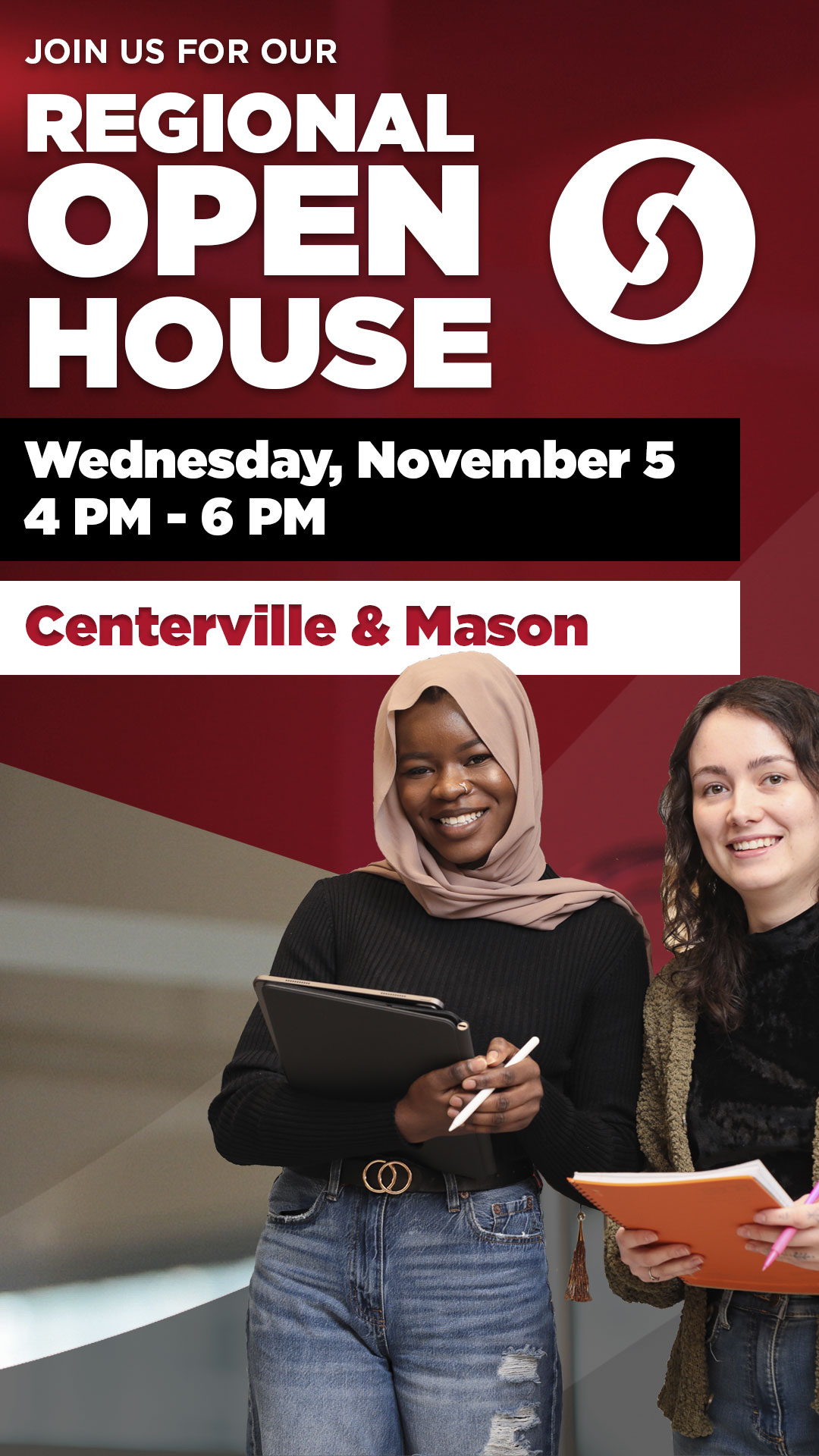 Sinclair Regional Centers Open House - Centerville & Mason Locations, Thursday, March 13, 4pm - 6pm