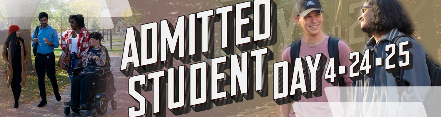 admitted student day, Student smiling, hanging out