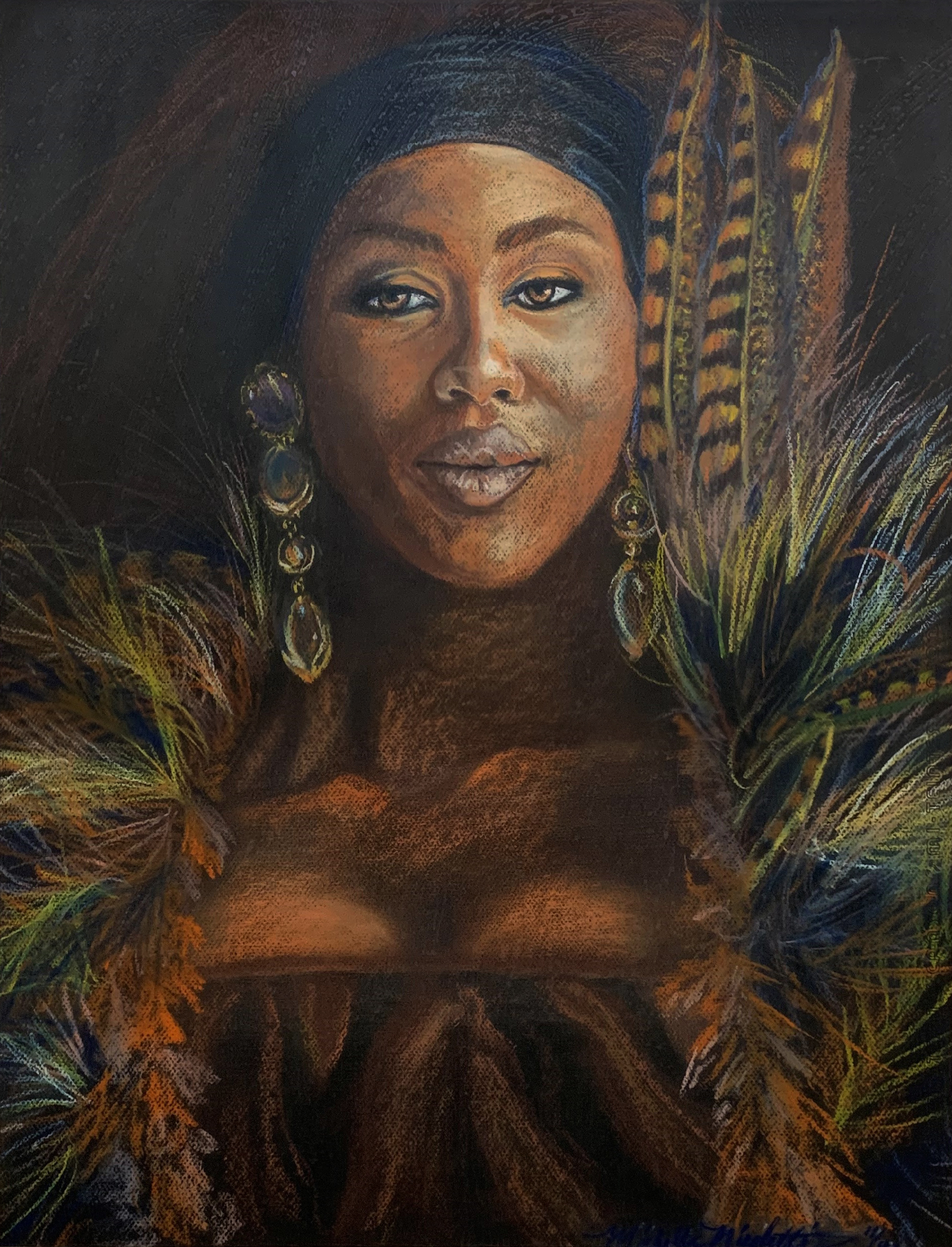 This art piece is named ‘African Woman' 