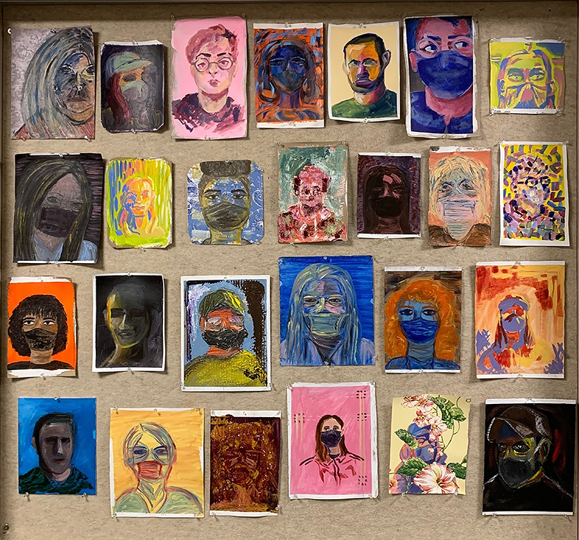 Selected Student Artwork Created Spring 2022 