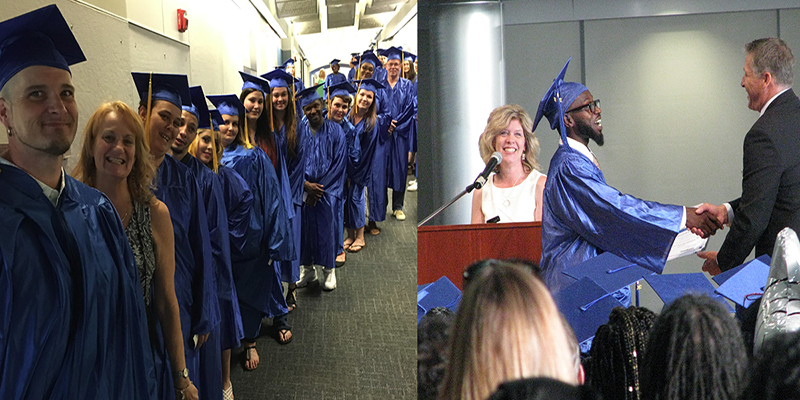 Students graduating