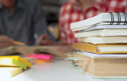 Image of different textbooks