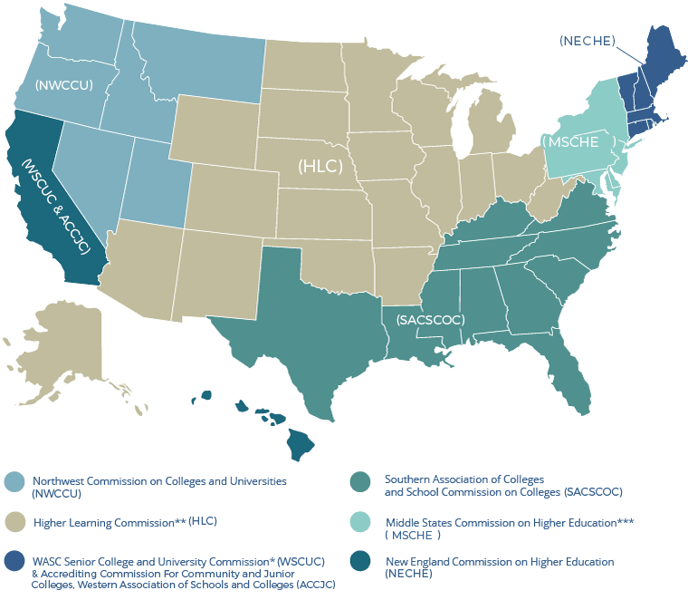 Chea Regional Accreditors of the United States 