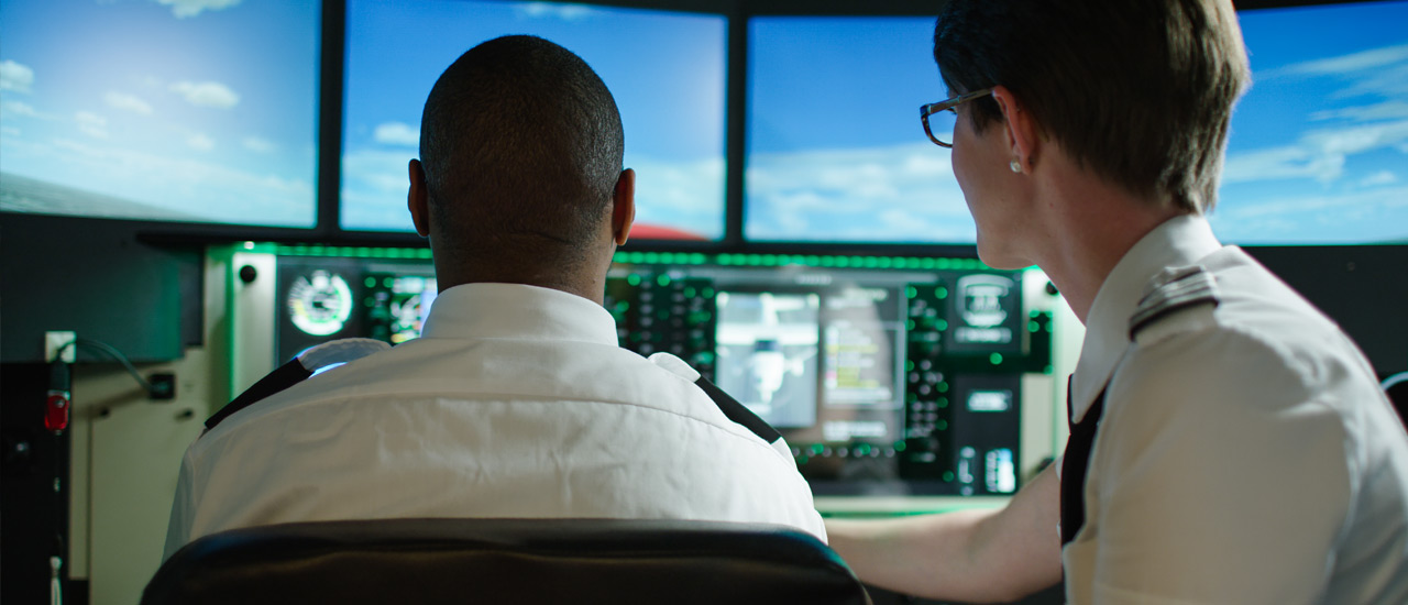 Sinclair's Aviation program uses advanced simulation software.