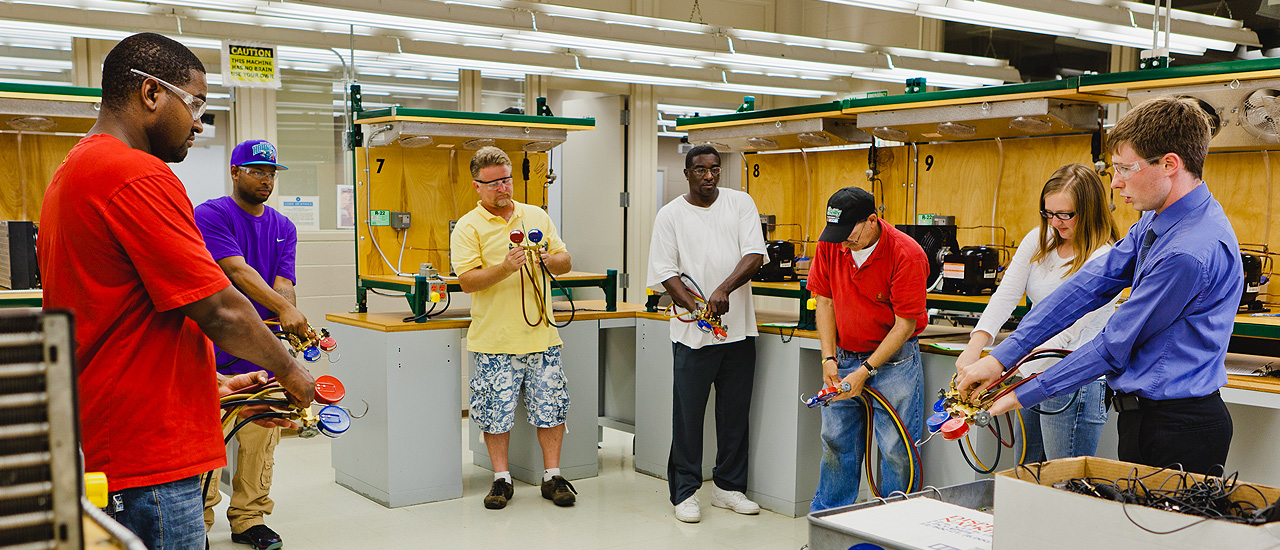 HVAC Students Classroom